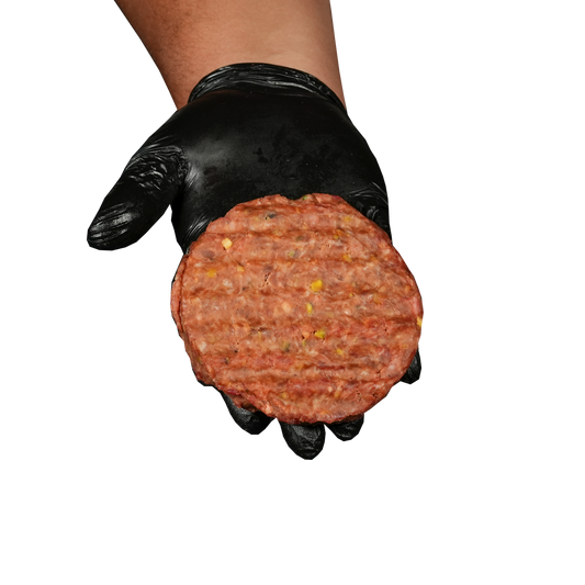 Hamburger con BBQ e pistacchi